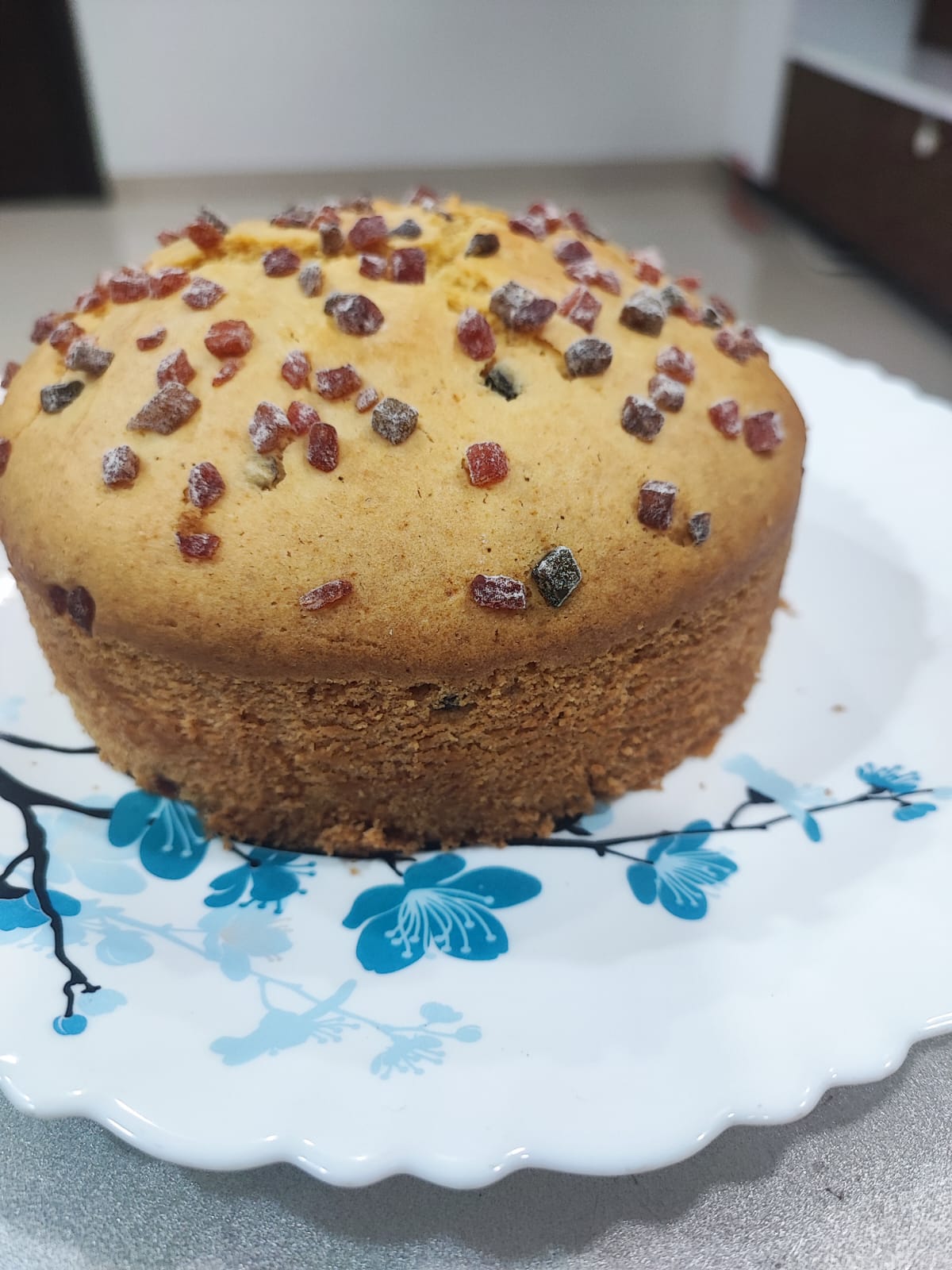 Tooti Frooti Ghee Jaggery Cake